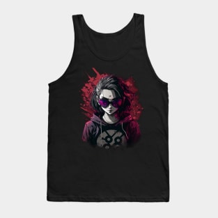 Anime Emo Nu-Goth E-Girl Vengeance Tank Top